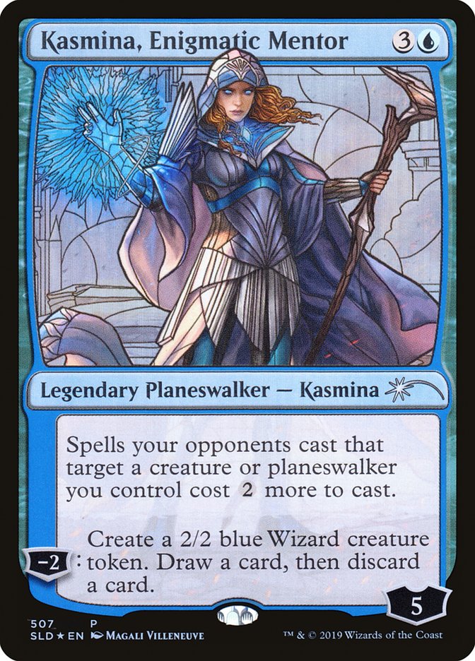 Kasmina, Enigmatic Mentor (Stained Glass) [Secret Lair Drop Promos] | Local Legends