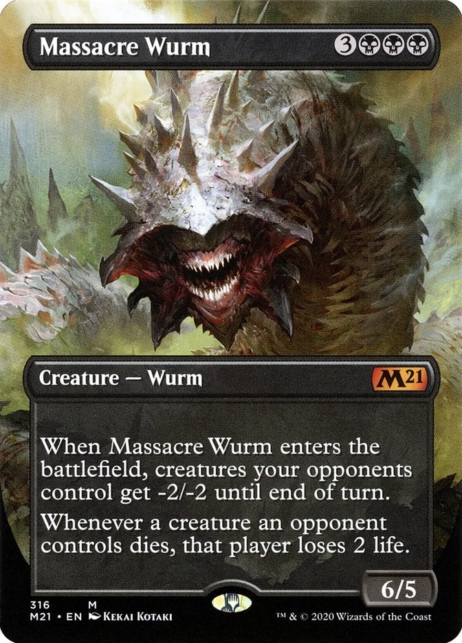 Massacre Wurm (Alternate Art) | Local Legends