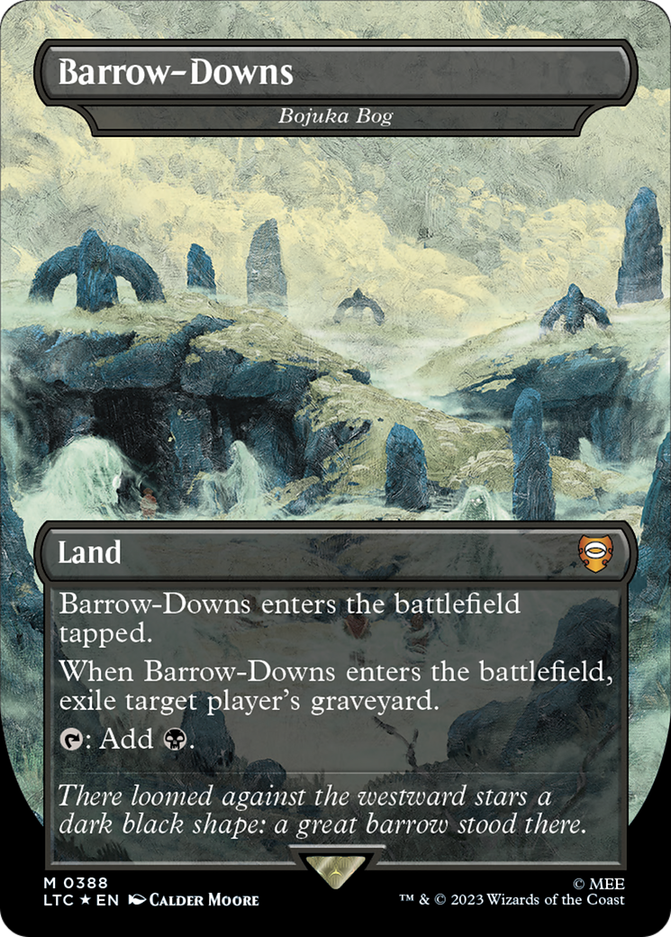 Barrow-Downs - Bojuka Bog (Surge Foil Realms and Relics) [The Lord of the Rings: Tales of Middle-Earth Commander] | Local Legends