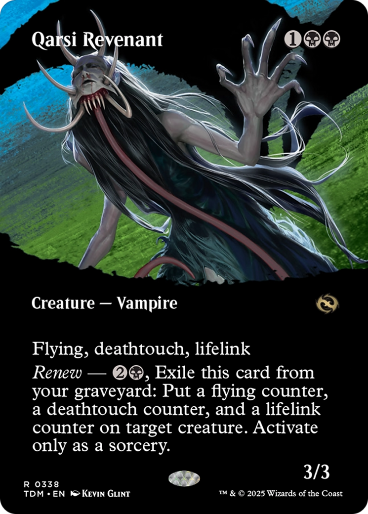 Qarsi Revenant (Borderless) [Tarkir: Dragonstorm] | Local Legends