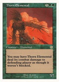 Thorn Elemental (Oversized) [Oversize Cards] | Local Legends