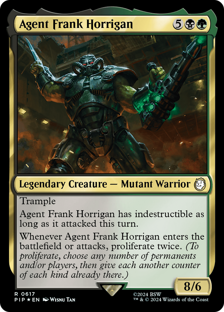 Agent Frank Horrigan (Surge Foil) [Fallout] | Local Legends