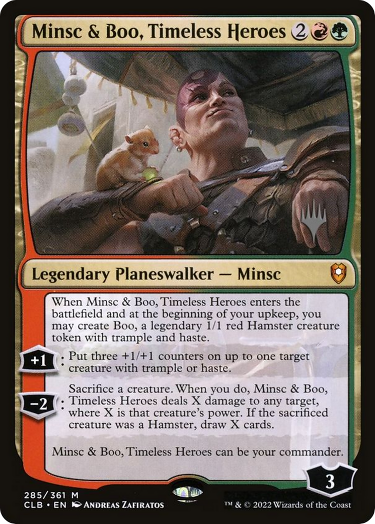 Minsc & Boo, Timeless Heroes (Promo Pack) [The Lost Caverns of Ixalan Promos] | Local Legends