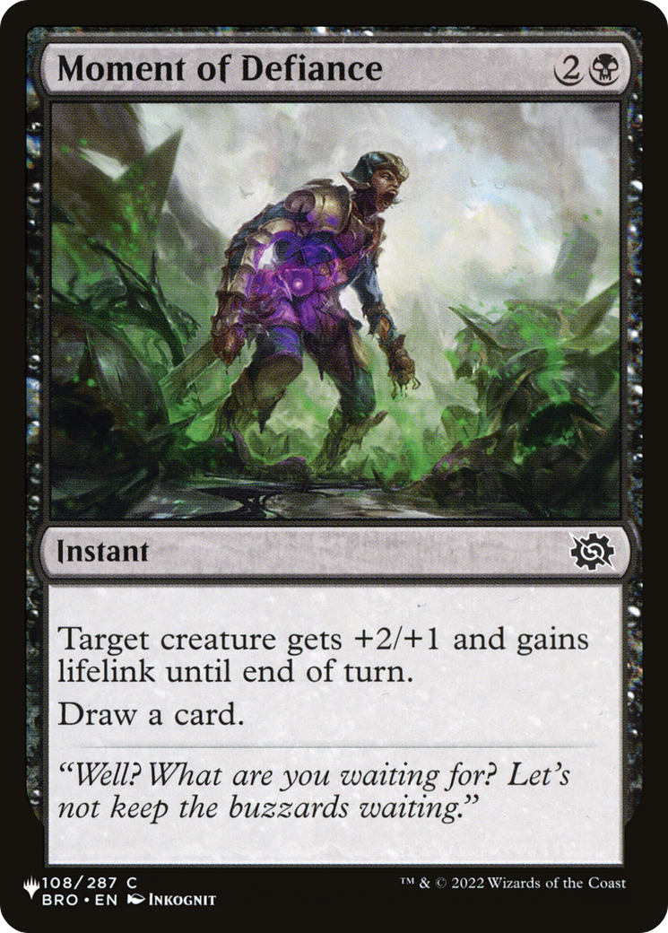 Moment of Defiance [The List] | Local Legends