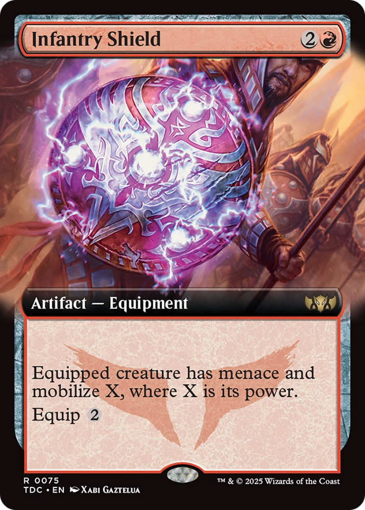 Infantry Shield (Extended Art) [Tarkir: Dragonstorm Commander] | Local Legends
