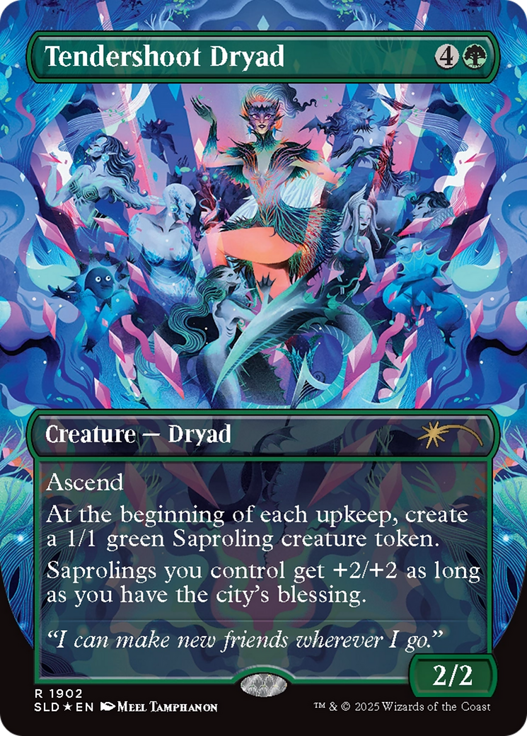 Tendershoot Dryad (Double Rainbow Foil) [Secret Lair Drop Series] | Local Legends