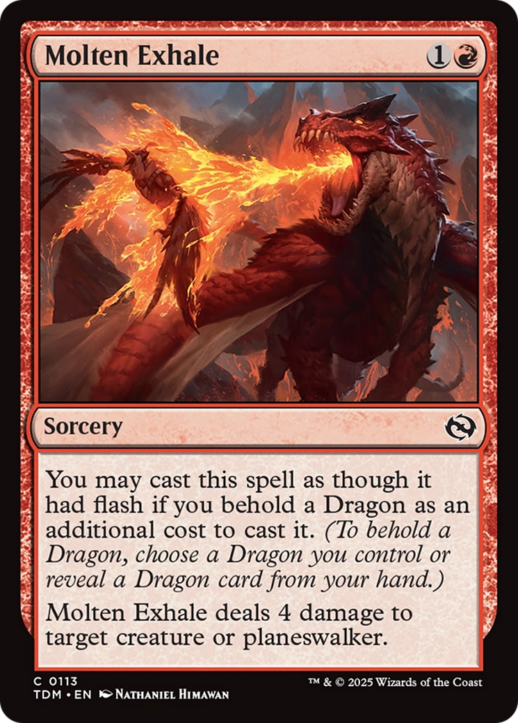 Molten Exhale [Tarkir: Dragonstorm] | Local Legends