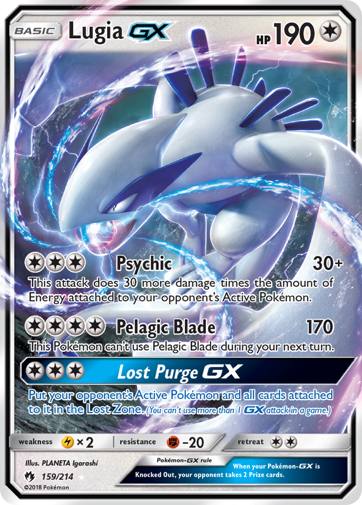 Lugia GX (159/214) [Sun & Moon: Lost Thunder] | Local Legends