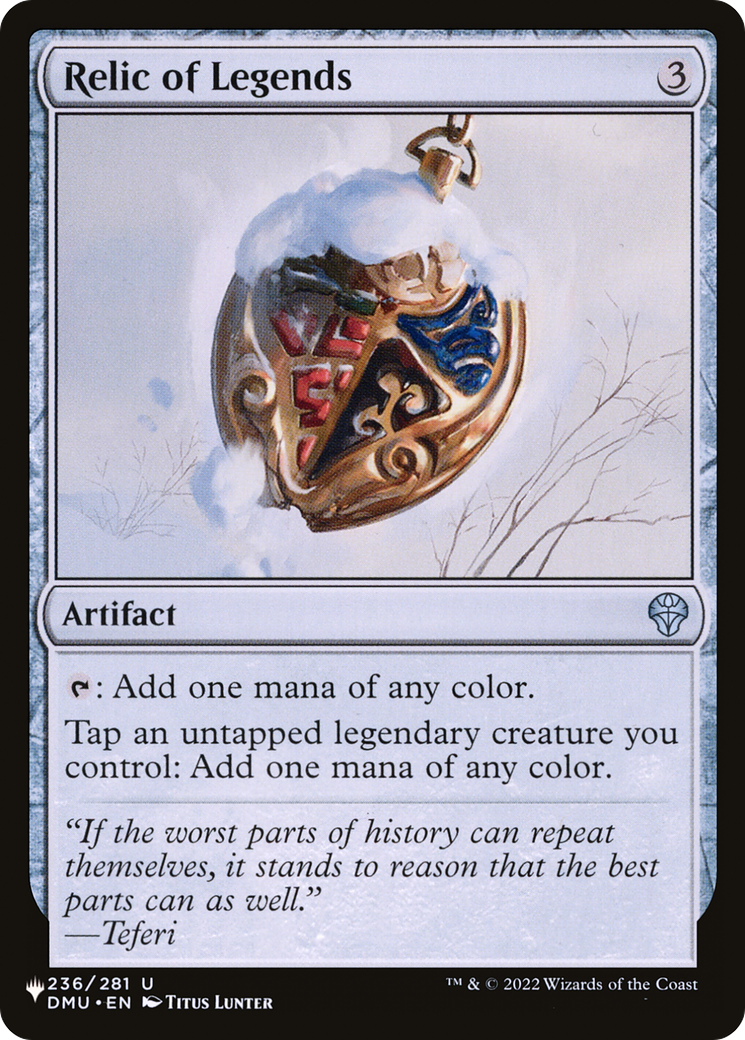 Relic of Legends [The List] | Local Legends