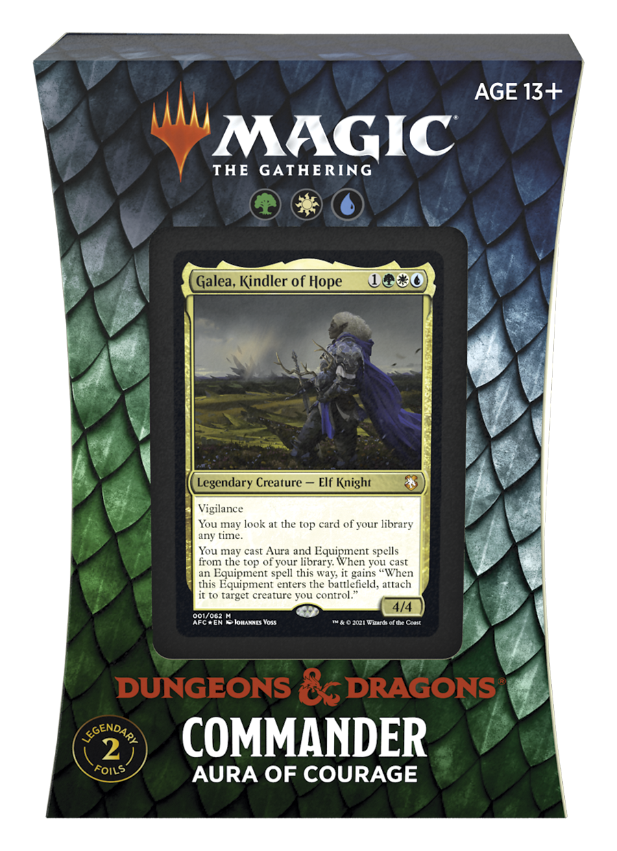 Dungeons & Dragons: Adventures in the Forgotten Realms - Commander Deck (Aura of Courage) | Local Legends
