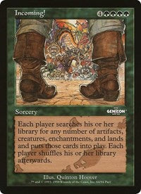 Incoming! (Oversized) [Oversize Cards] | Local Legends