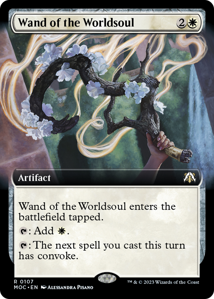 Wand of the Worldsoul (Extended Art) [March of the Machine Commander] | Golgari Games