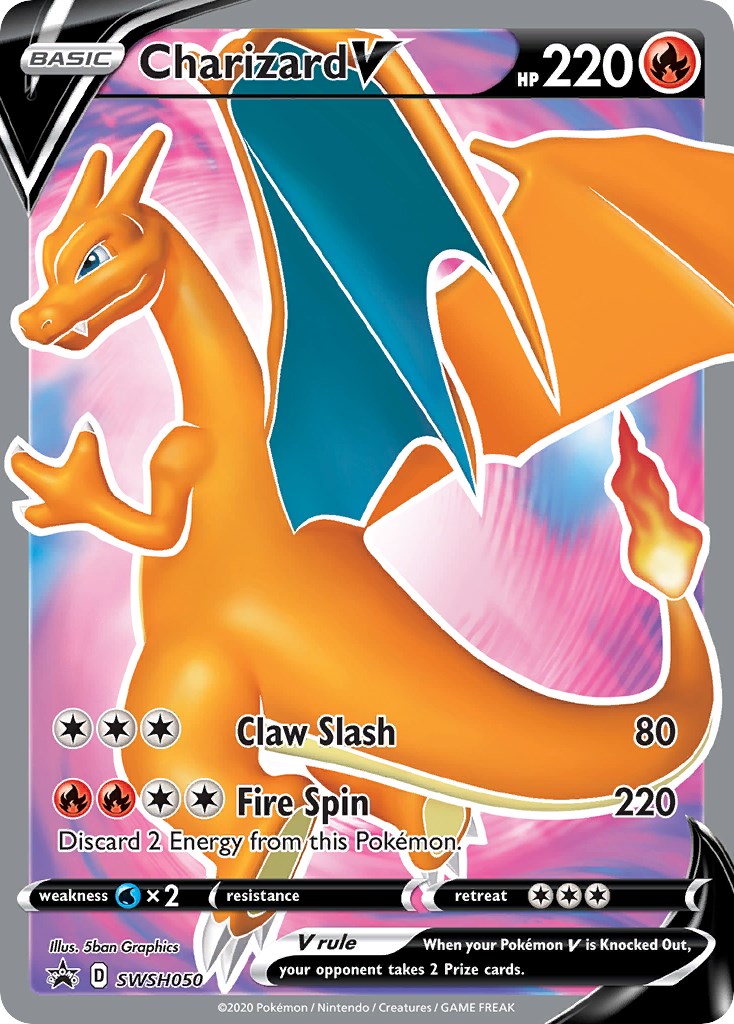 Charizard V - SWSH050 | Local Legends