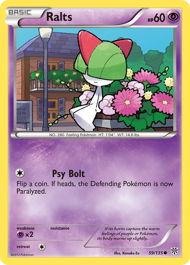 Ralts (59/135) [Black & White: Plasma Storm] | Local Legends