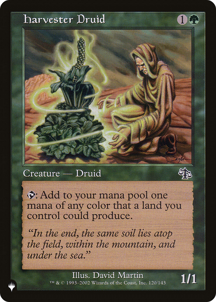 Harvester Druid [The List] | Local Legends