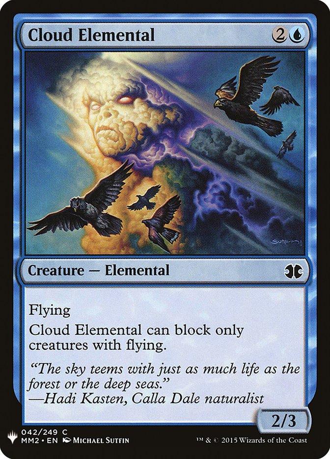 Cloud Elemental [Mystery Booster] | Local Legends