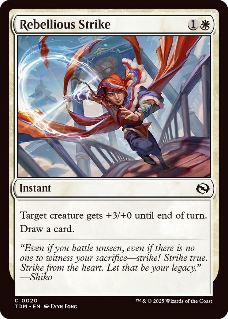 Rebellious Strike [Tarkir: Dragonstorm] | Local Legends
