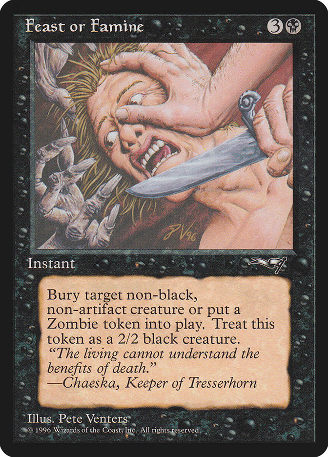 Feast or Famine (Face Pressed) [Alliances] | Local Legends