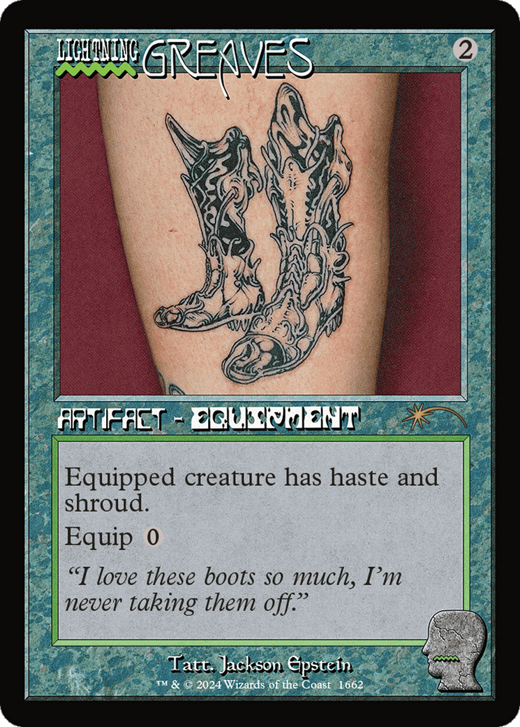 Lightning Greaves (1662) (Rainbow Foil) [Secret Lair Drop Series] | Local Legends