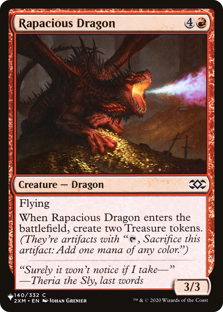 Rapacious Dragon [The List] | Local Legends