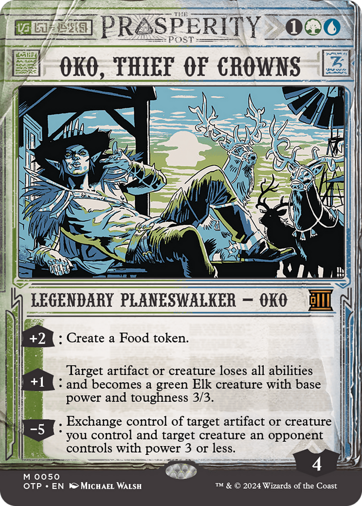 Oko, Thief of Crowns [Outlaws of Thunder Junction: Breaking News] | Local Legends
