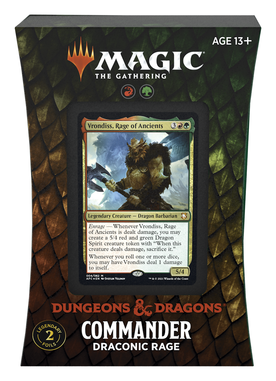 Dungeons & Dragons: Adventures in the Forgotten Realms - Commander Deck (Draconic Rage) | Local Legends