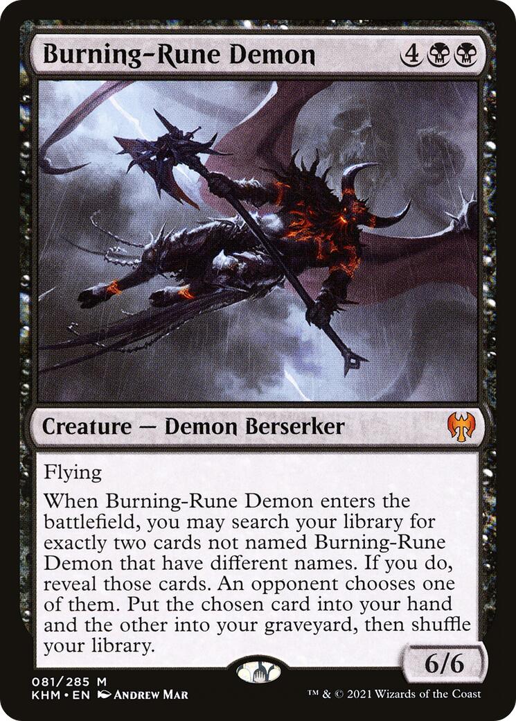 Burning-Rune Demon | Local Legends