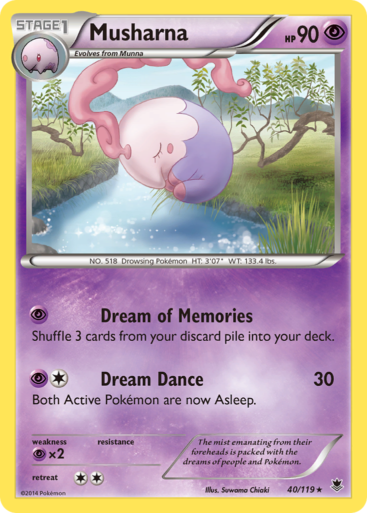 Musharna (40/119) [XY: Phantom Forces] | Local Legends