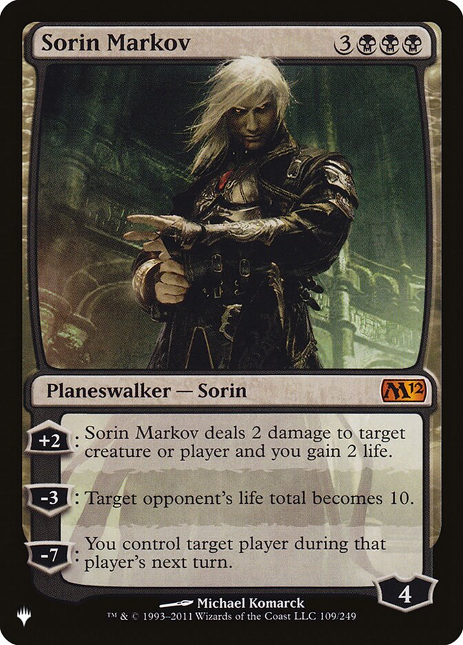 Sorin Markov [The List] | Golgari Games