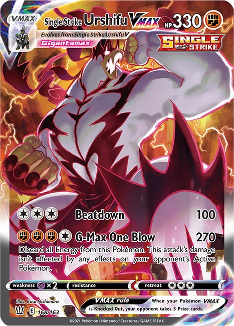 Single Strike Urshifu VMAX (Alternate Art Secret) | Local Legends