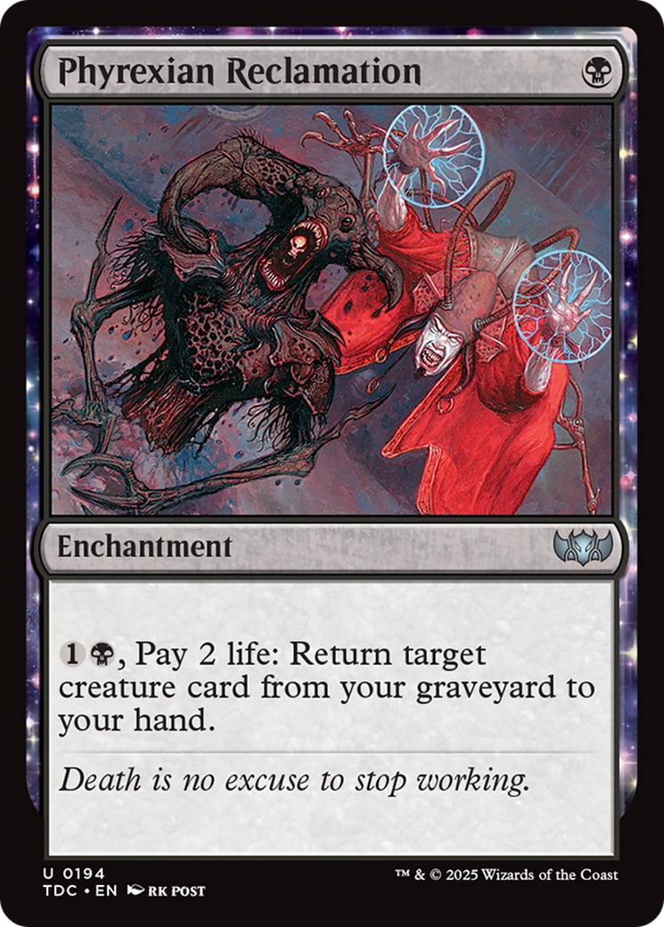 Phyrexian Reclamation [Tarkir: Dragonstorm Commander] | Local Legends