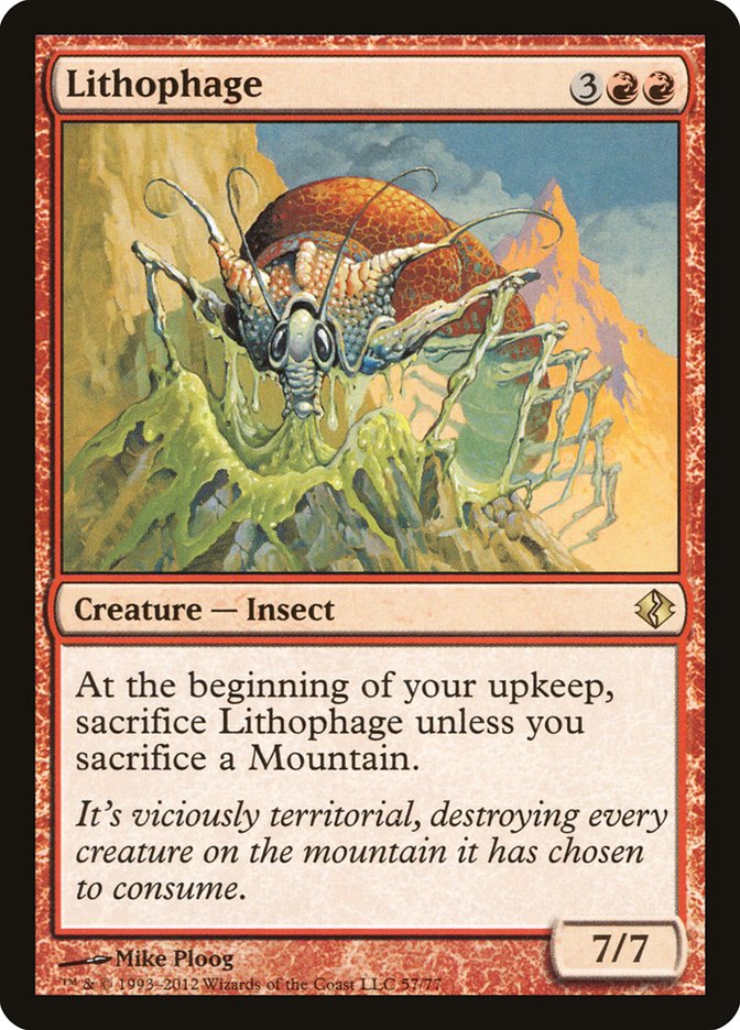Lithophage [Duel Decks: Venser vs. Koth] | Local Legends