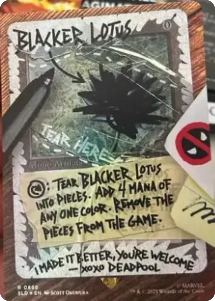 Blacker Lotus (Rainbow Foil) [Secret Lair Drop Series] | Local Legends