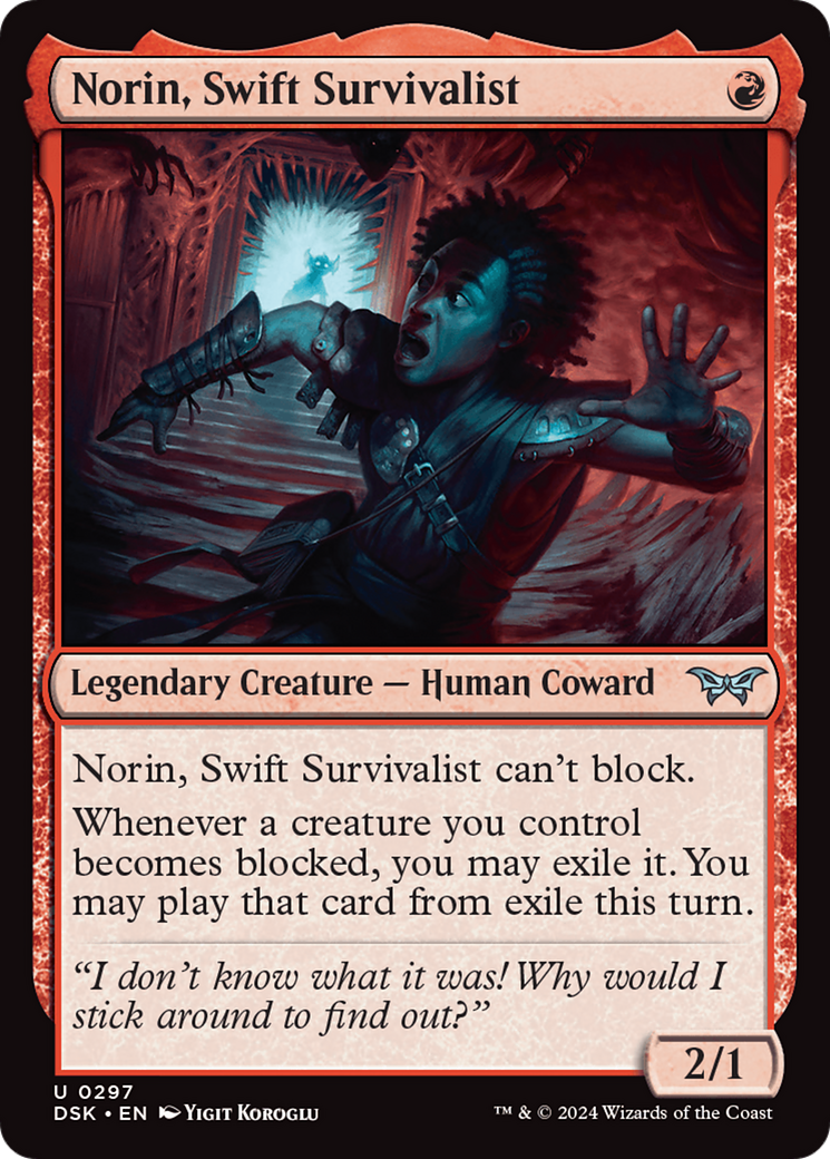Norin, Swift Survivalist (0297) [Duskmourn: House of Horror] | Local Legends