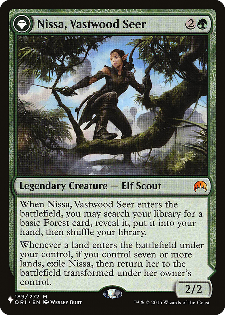 Nissa, Vastwood Seer // Nissa, Sage Animist [Secret Lair: From Cute to Brute] | Local Legends