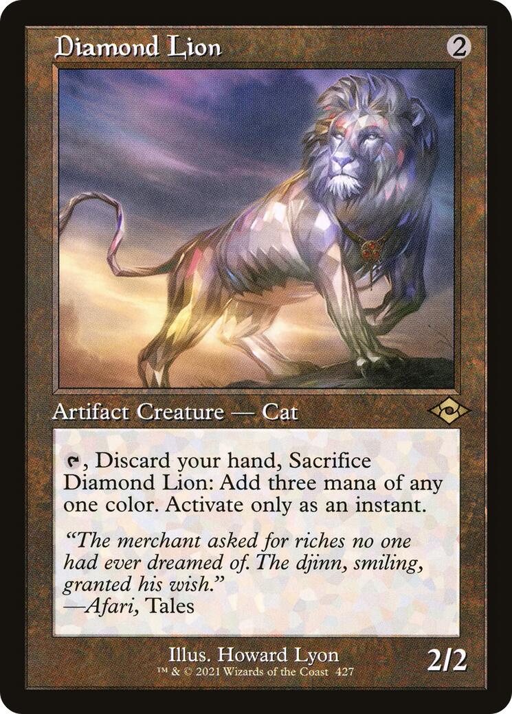 Diamond Lion (Retro Frame) | Local Legends