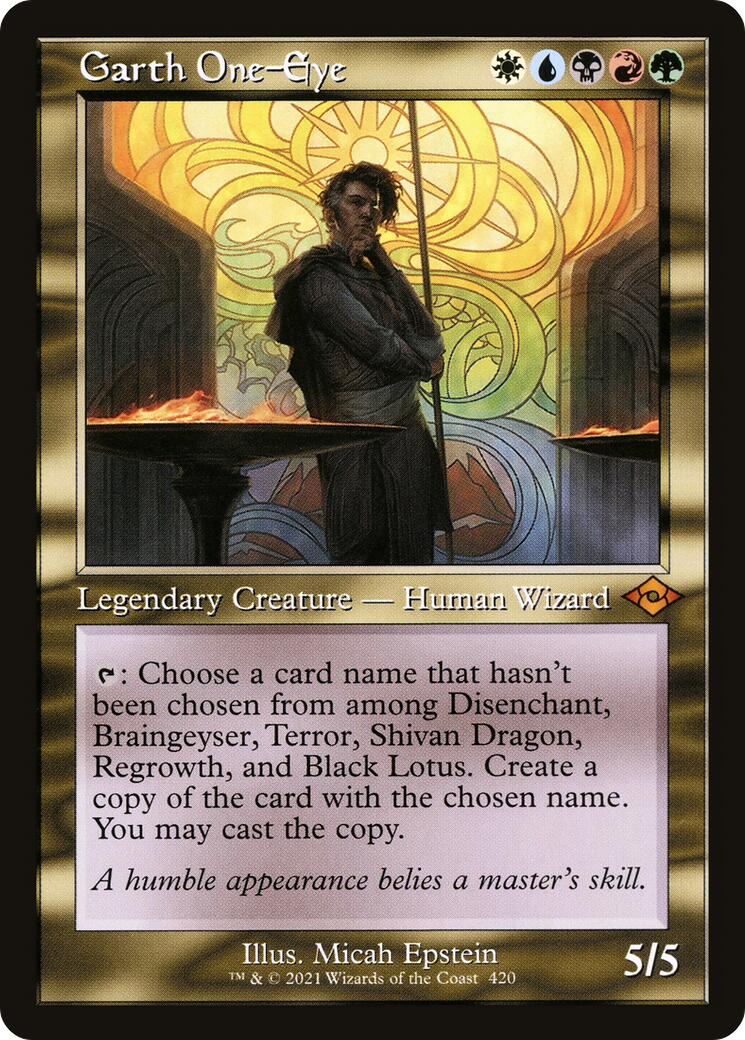 Garth One-Eye (Retro Frame) | Local Legends