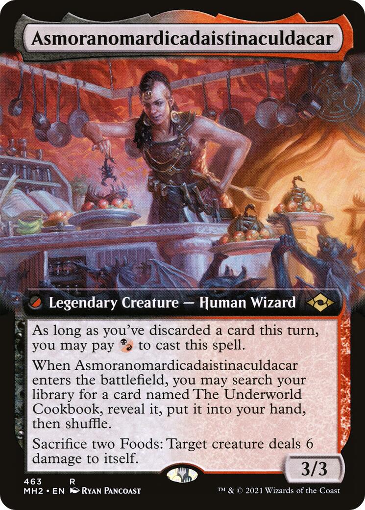 Asmoranomardicadaistinaculdacar (Extended Art) | Local Legends