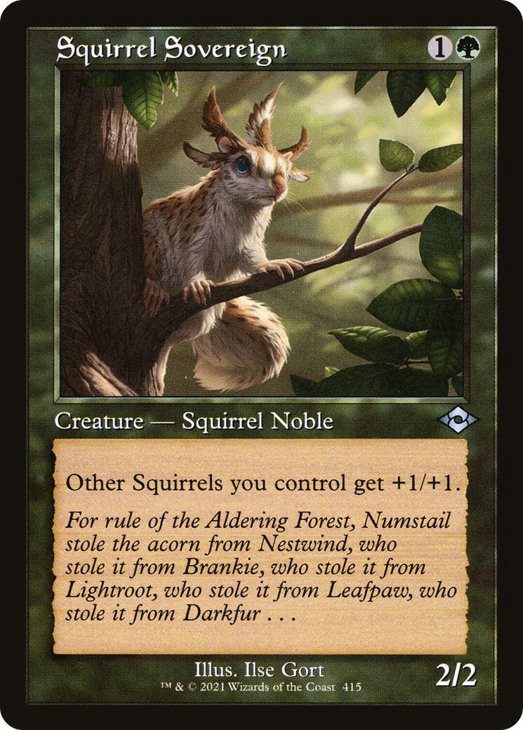 Squirrel Sovereign (Retro Frame) | Local Legends