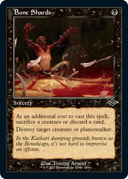 Bone Shards (Retro Frame) (Foil Etched) | Local Legends