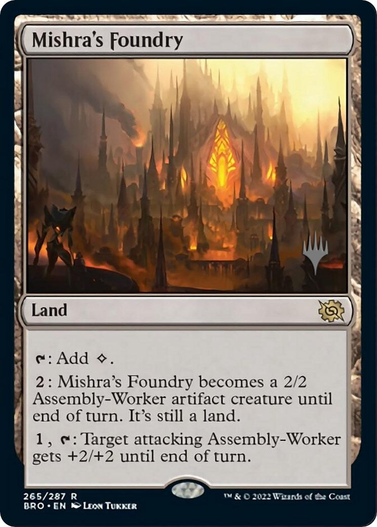 Mishra's Foundry (Promo Pack) [The Brothers' War Promos] | Golgari Games