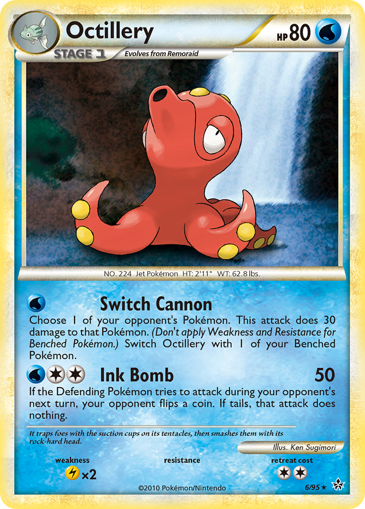 Octillery (6/95) [HeartGold & SoulSilver: Unleashed] | Golgari Games