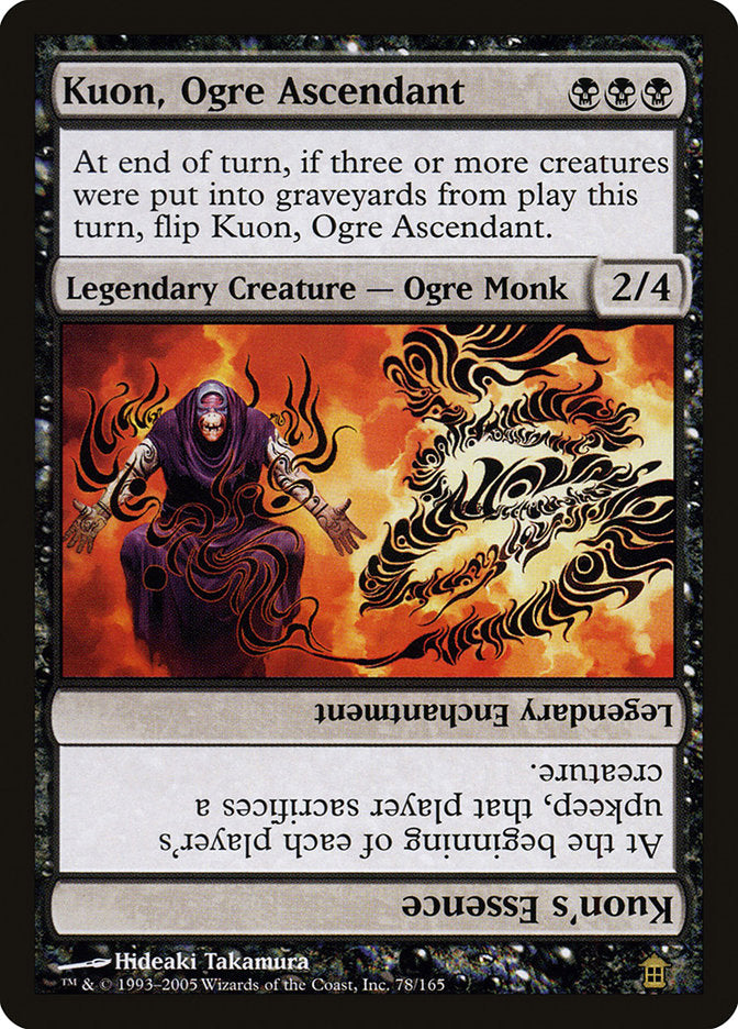 Kuon, Ogre Ascendant // Kuon's Essence [Saviors of Kamigawa] | Local Legends