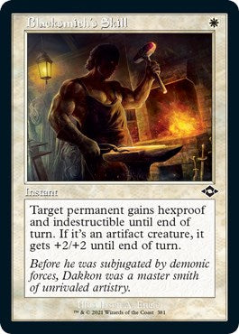 Blacksmith's Skill (Retro Frame) (Foil Etched) | Local Legends