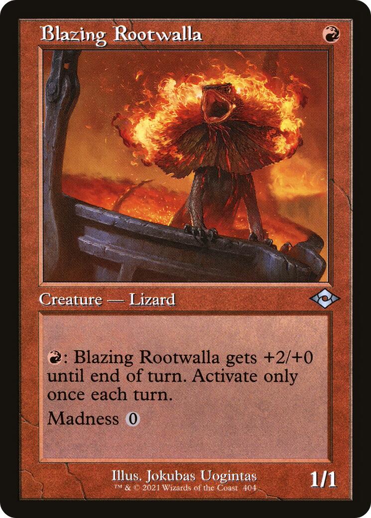 Blazing Rootwalla (Retro Frame) | Local Legends