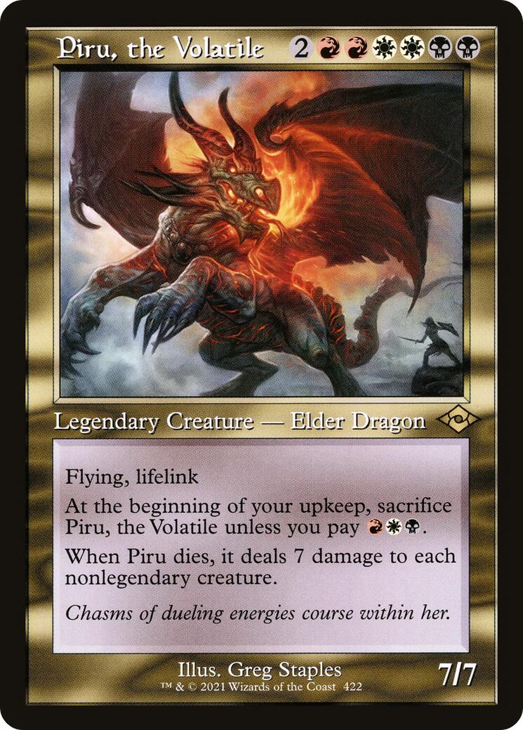 Piru, the Volatile (Retro Frame) | Local Legends
