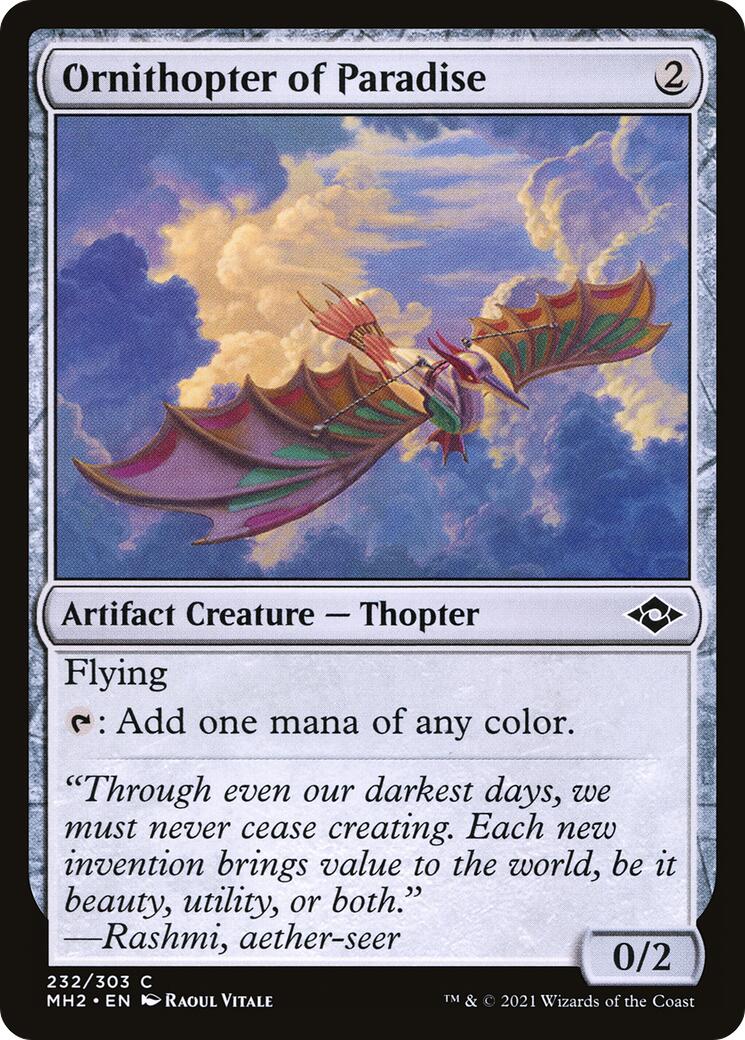 Ornithopter of Paradise | Local Legends