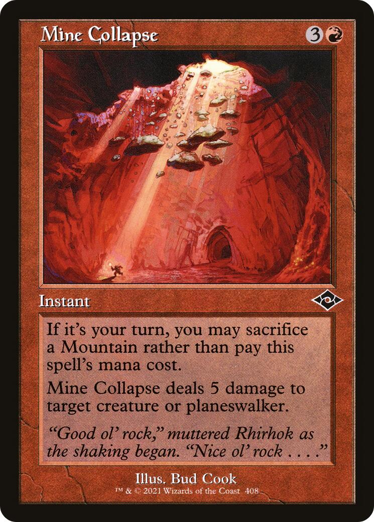 Mine Collapse (Retro Frame) | Local Legends