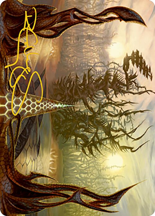 Thornglint Bridge Art Card (Gold-Stamped Signature) [Modern Horizons 2 Art Series] | Local Legends