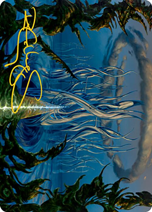 Tanglepool Bridge Art Card (Gold-Stamped Signature) [Modern Horizons 2 Art Series] | Local Legends